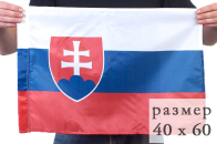 Флаг Словакии 40x60 см по акции