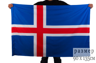 Флаг Исландии 90х135 см