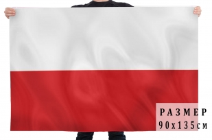Флаг Польши 90х135 см