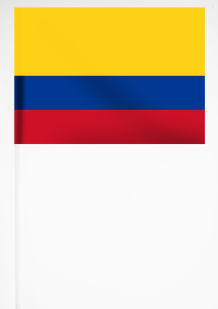 Флажок Колумбии 15х23 см