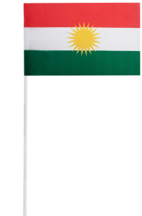Флажок Курдистана на палочке