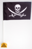 Флажок настольный Пиратский «с саблями»