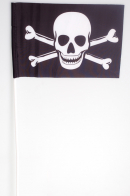 Флажок на палочке «Пиратский с костями»