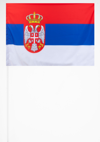 Флажок Сербии на палочке