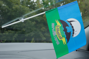 Двухсторонний флаг «5 бригада спецназа Марьина Горка»