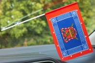 Флажок с присоской Знамя центрального казачьего войска