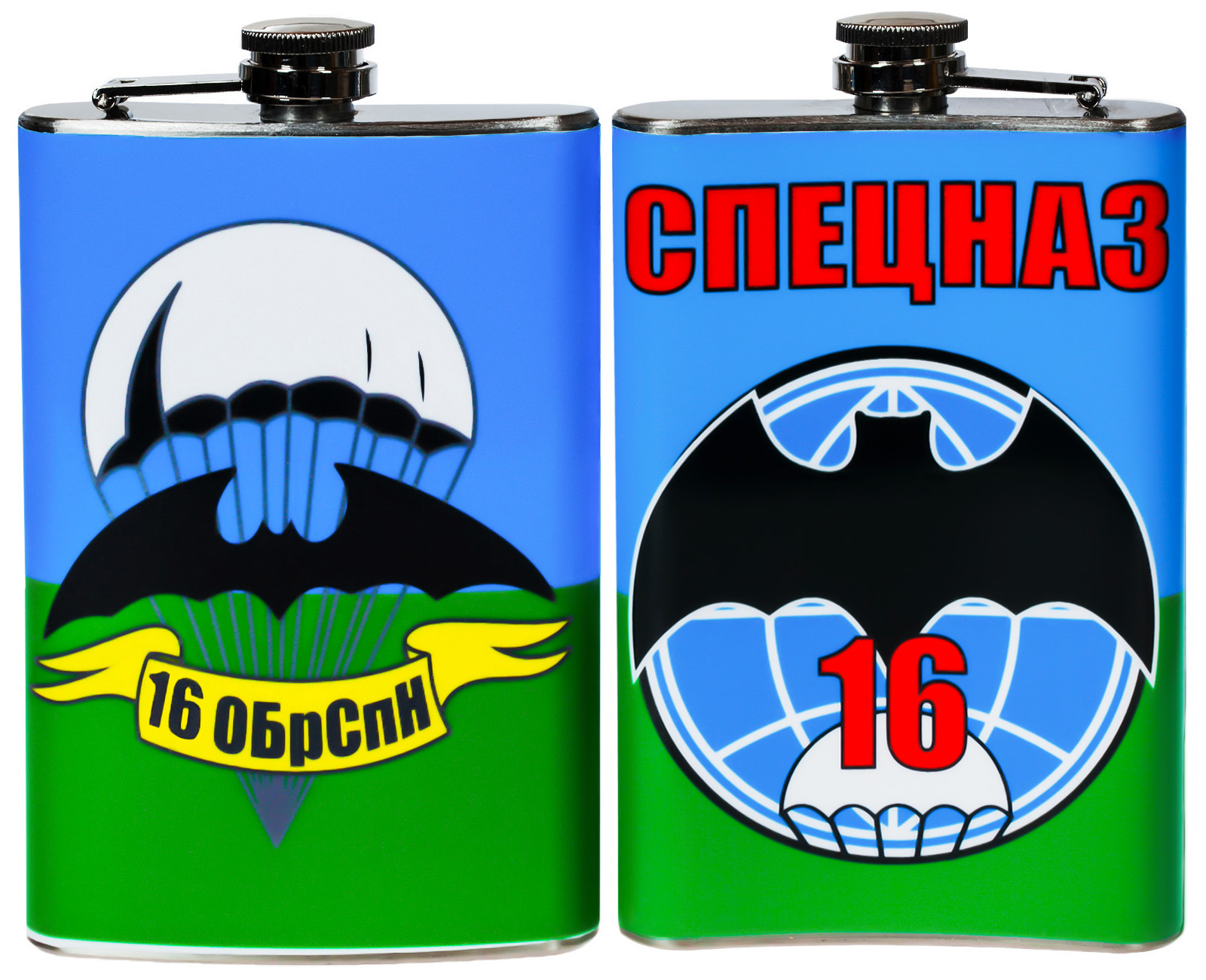 Купить флягу "16 ОБрСпН - Тамбовский спецназ" с доставкой от Военпро