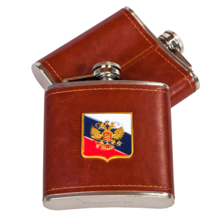 Фляжка-подарок с гербом Российской Федерации.
