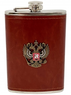 Фляжка с гербом РФ