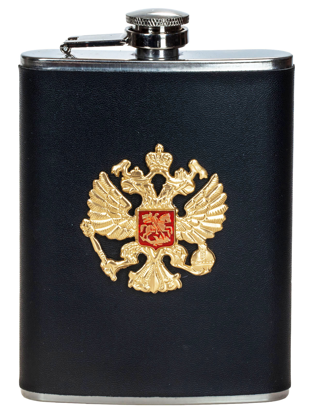 Фляжка с гербом России по выгодной цене
