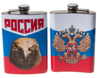 Фляжка с символикой России