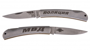 Функциональный складной нож с символикой Полиции МВД по лучшей цене