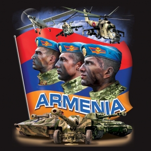 Футболка Армения с авторским принтом