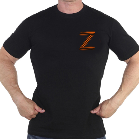 Черная футболка с буквой Z 