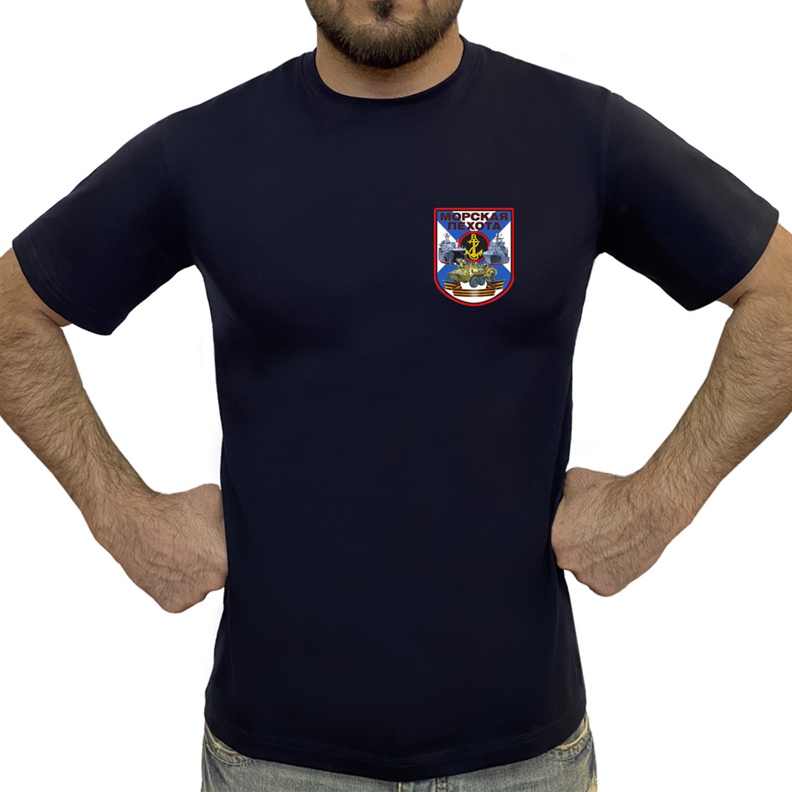Мужские недорогие футболки Морской пехоты