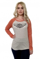 Женская футболка-реглан Harley-Davidson
