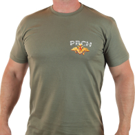 Классическая мужская футболка с эмблемой РВСН.
