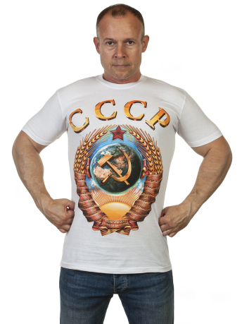 Купить футболку с гербом СССР.
