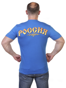 Футболка с российским гербом по выгодной цене
