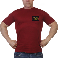 Мужская футболка с шевроном Войска ПВО России
