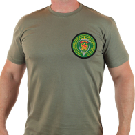 Мужская пограничная футболка с символикой КВПО