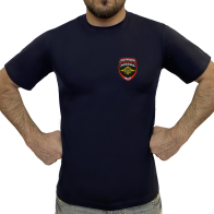 Мужская футболка с вышивкой Полиция