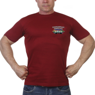 Краповая футболка с символикой Танковых войск