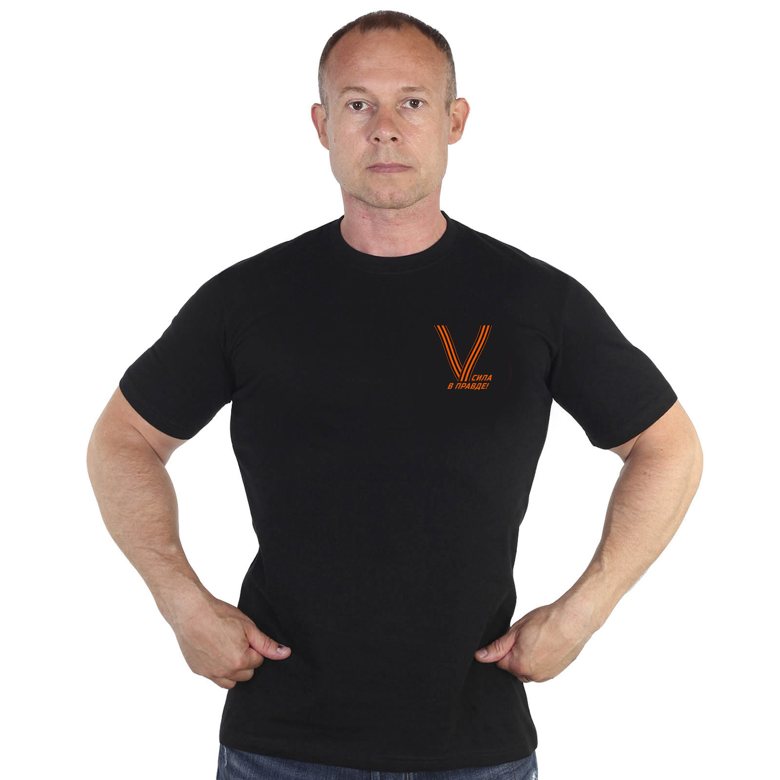 Недорогая мужская футболка V – наличие в Москве