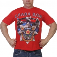 Красная футболка "Слава ВДВ"
