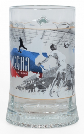 Купить футбольный пивной бокал "Россия"