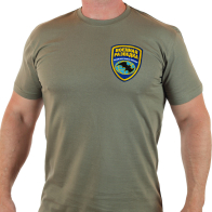 Хлопковая мужская футболка с эмблемой Военной разведки