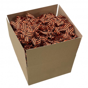 Георгиевская лента в нарезке (2.5х50см) 5.000шт