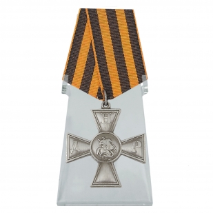 Георгиевский крест ДНР на подставке