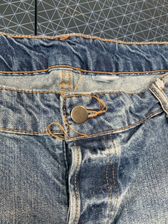 Голубые женские джинсы &Denim 