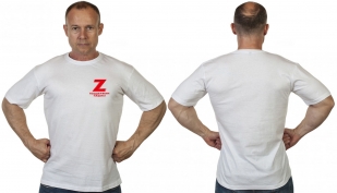 Белая футболка c Z