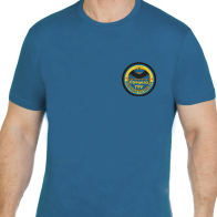 Хлопковая удобная футболка с вышивкой Спецназ ГРУ