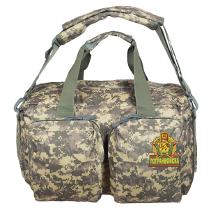 Камуфляжная армейская сумка с нашивкой Погранвойска - заказать онлайн