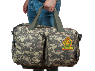 Камуфляжная армейская сумка с нашивкой Погранвойска - заказать с доставкой