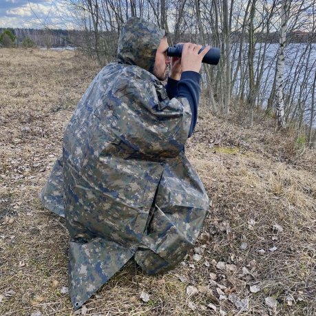 Камуфляжный дождевик Digital Camo