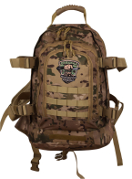 Камуфляжный тактический рюкзак с шевроном Охотничьего спецназа