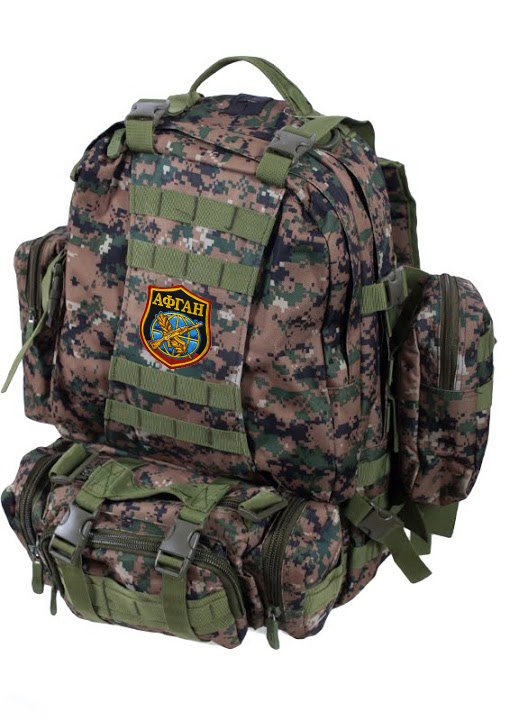 Купить камуфляжный тактический рюкзак US Assault с нашивкой Афган оптом выгодно