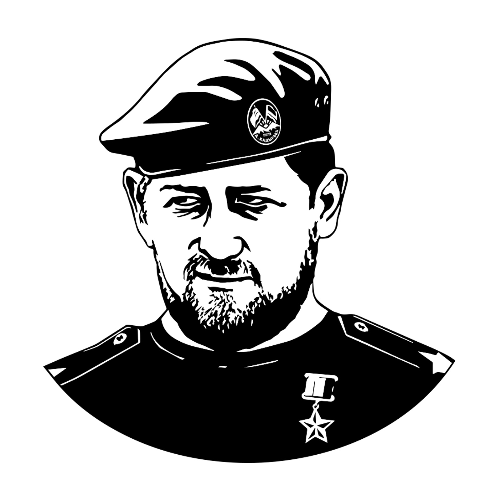 Наклейка Рамзан Кадыров