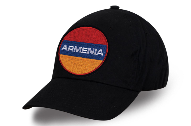Кепка с вышитым армянским флагом