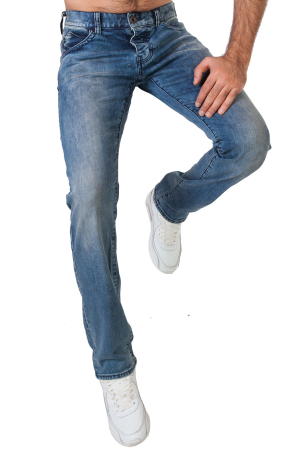 Классические синие мужские джинсы