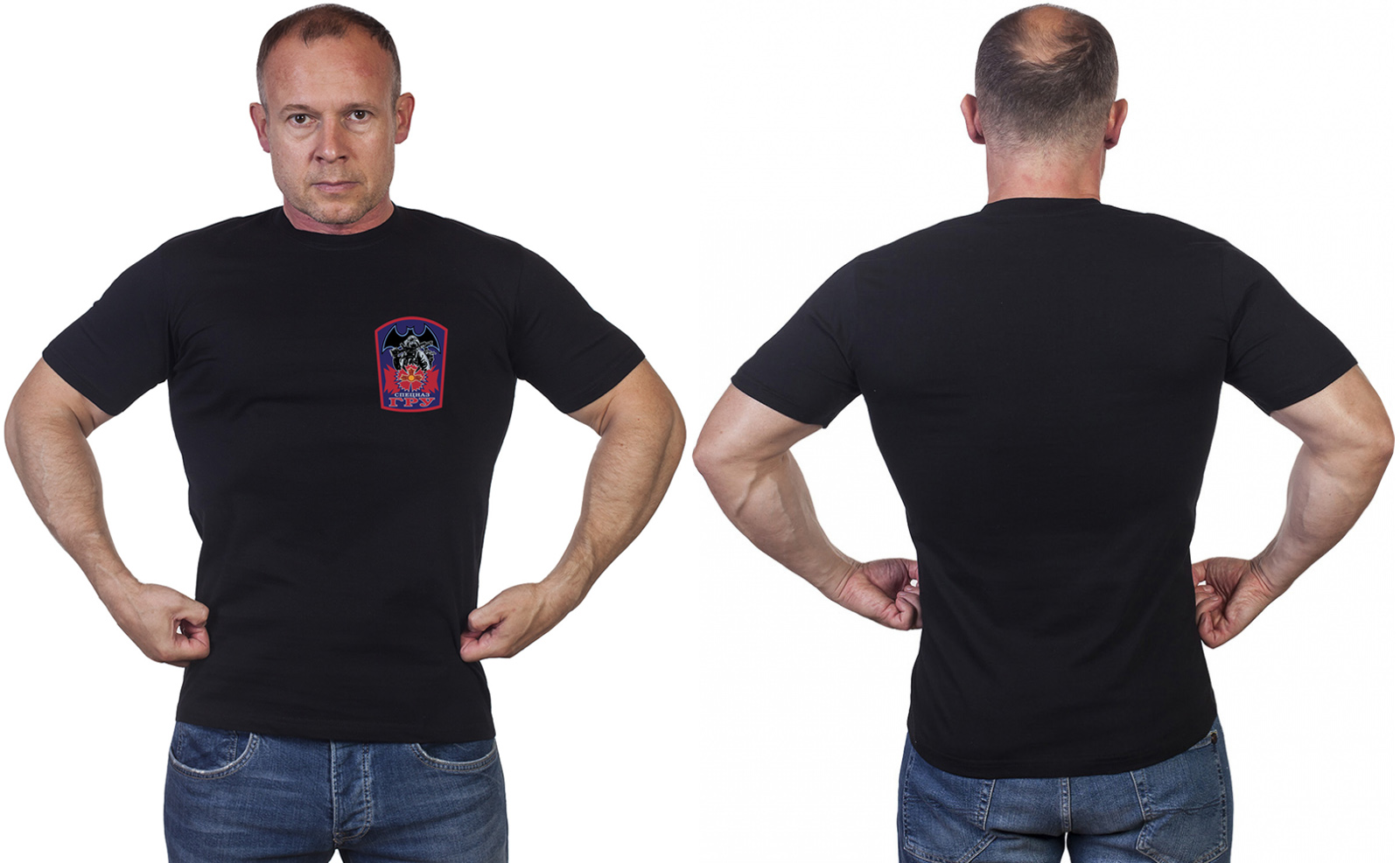 Мужские футболки с символикой ГРУ