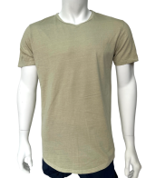 Классическая мужская футболка NXP горчичного цвета