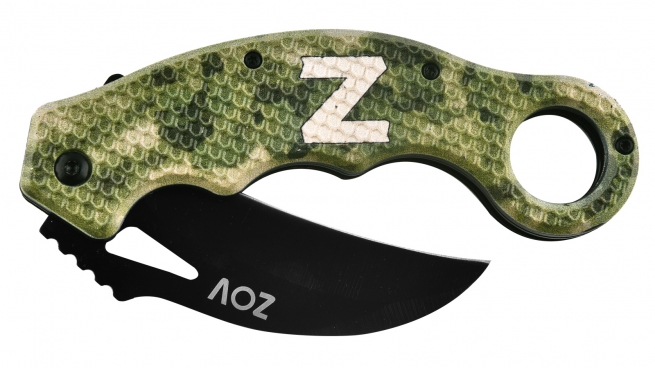 Классический нож-керамбит Z-V с патриотичной символикой