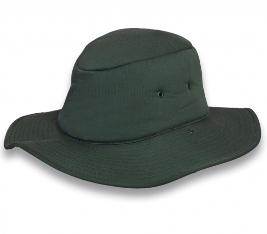 Классная темно-зеленая шляпа купить в подарок