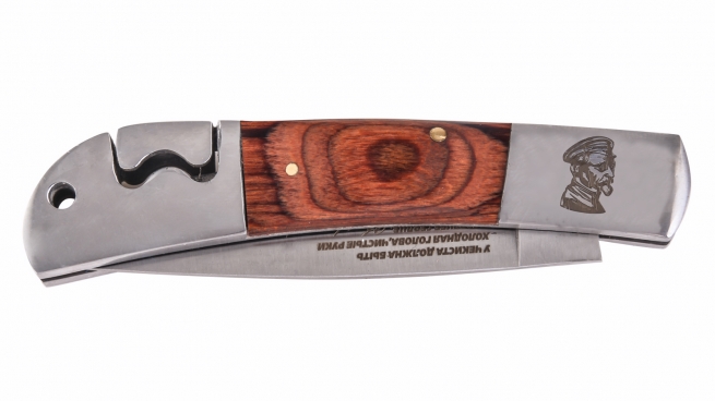 Коллекционный складной нож с символикой ФСБ с доставкой