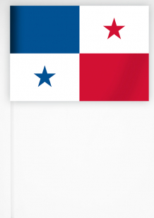 Флажок Панамы на палочке 15x23